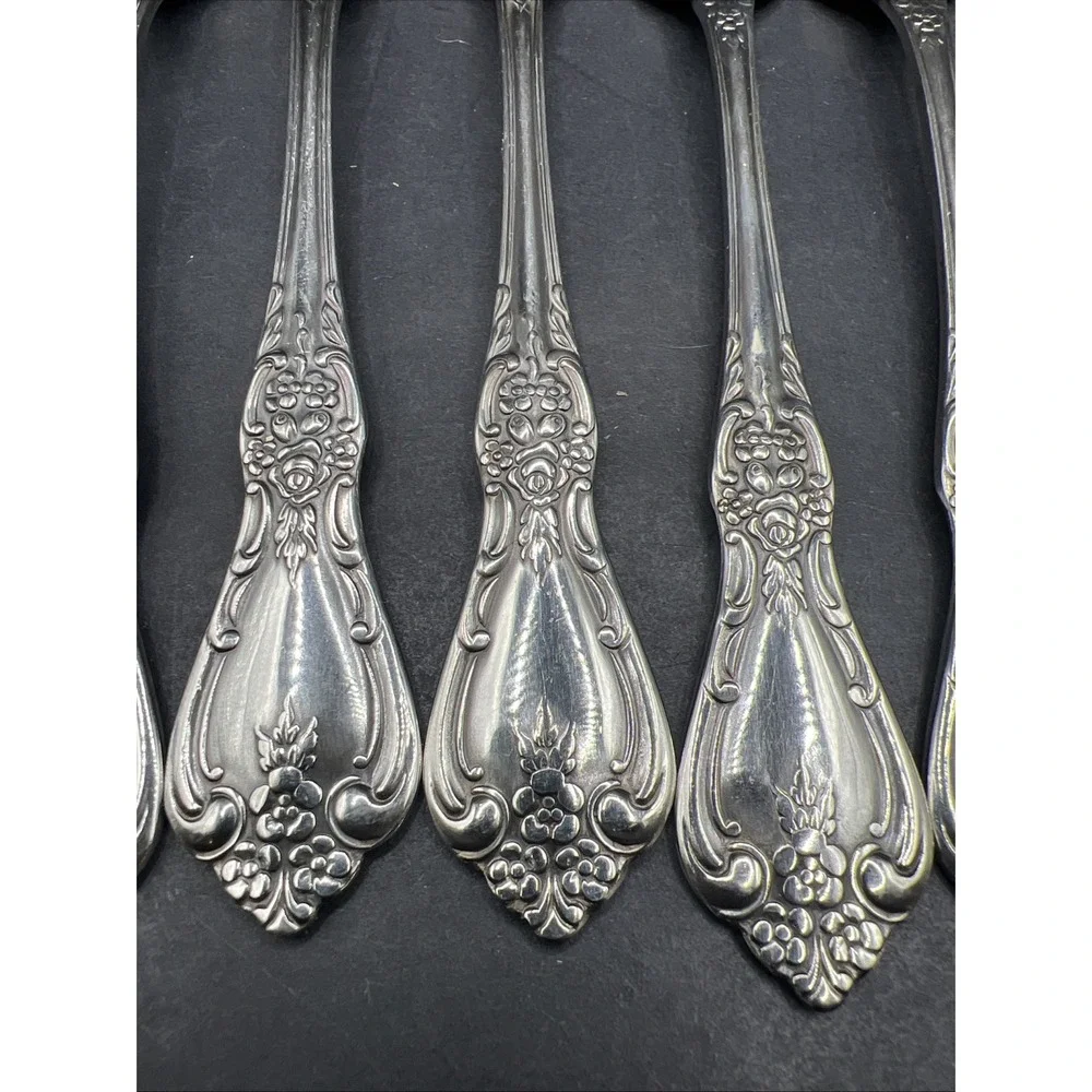 Oneida Kennett Square Distinction Deluxe Stainless Dinner Forks Set Of 6 Vtg HH